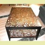 Paisley-stenciled-coffee-table