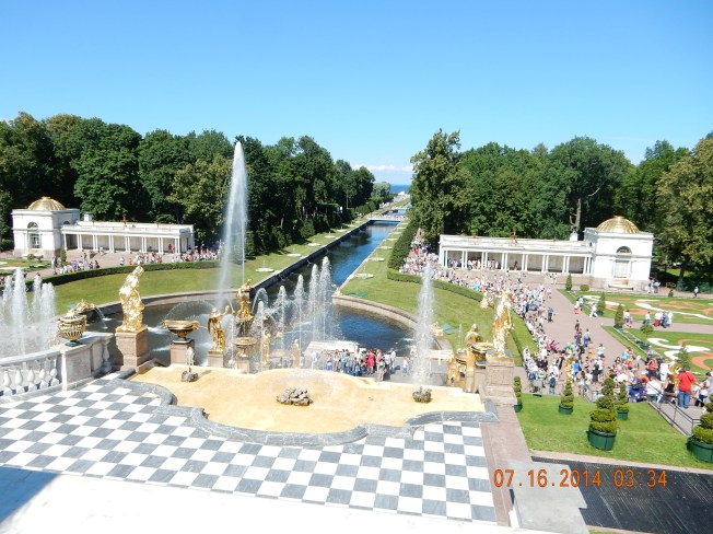 The gardens at the rear of the Summer Palace