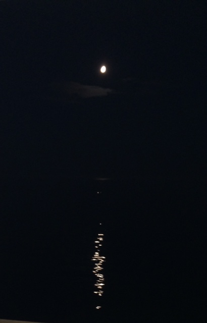 Full Moon on the Russian Sea