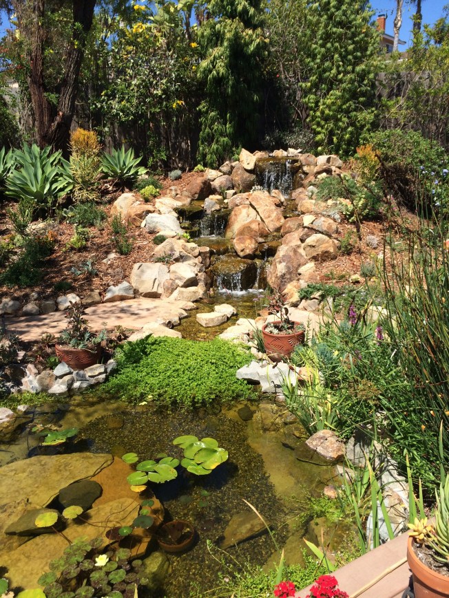 The waterfall in Barbar's garden
