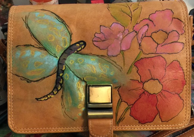 Paint on leather